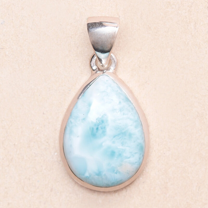 Larimar přívěsek stříbro Ag 925 LOT308 - 2 cm