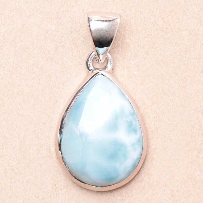 Larimar přívěsek stříbro Ag 925 LOT313 - 2 cm