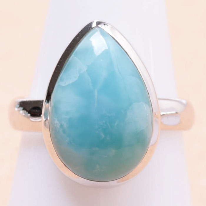 Larimar prsten stříbro Ag 925 LOT314 - 59 mm (US 9)