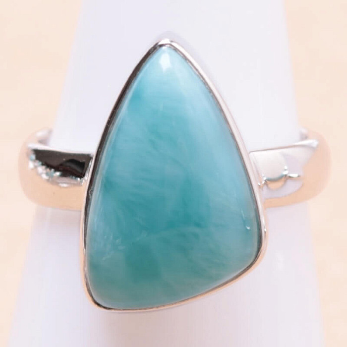 Larimar prsten stříbro Ag 925 LOT317 - 54 mm (US 7)