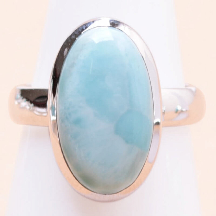 Larimar prsten stříbro Ag 925 LOT323 - 52 mm (US 6)