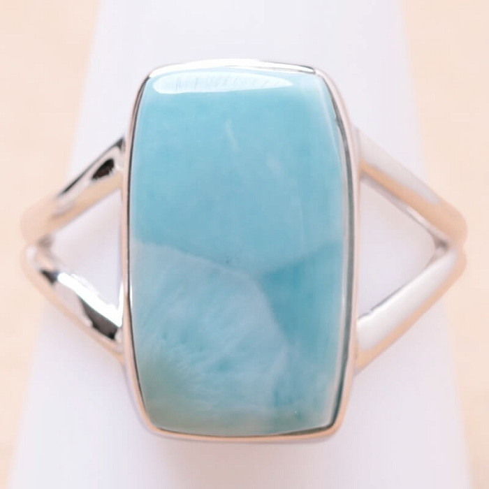 Larimar prsten stříbro Ag 925 LOT331 - 62 mm (US 10)