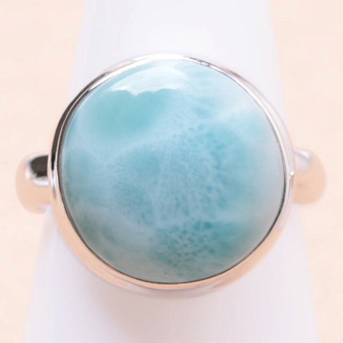 Larimar prsten stříbro Ag 925 LOT332 - 62 mm (US 10)