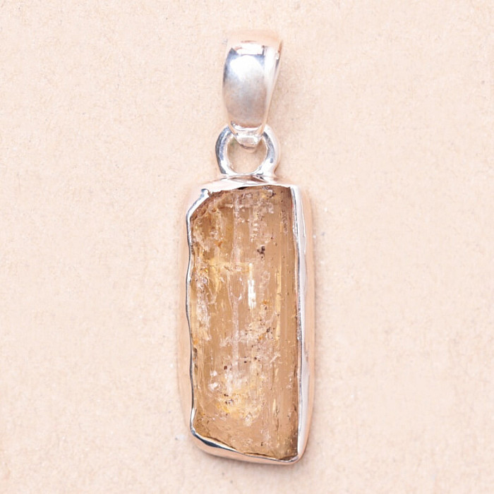 Topaz zlatý Imperial krystal přívěsek Ag 925 P385 - 2