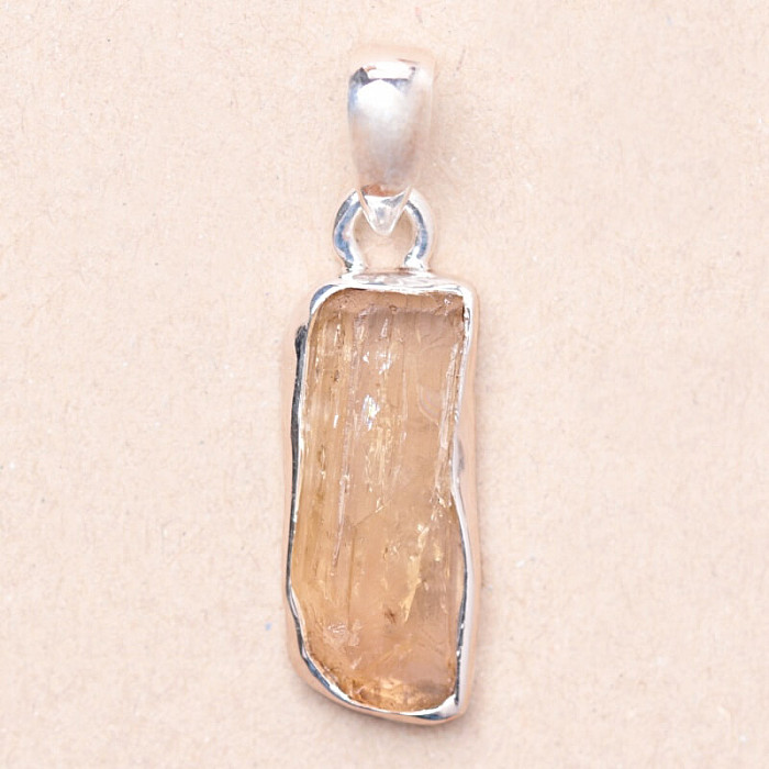 Topaz zlatý Imperial krystal přívěsek Ag 925 P386 - 2