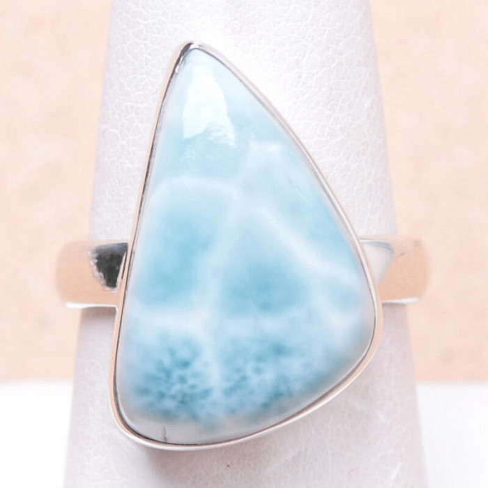 Larimar prsten stříbro Ag 925 LOT54 - 57 mm (US 8)