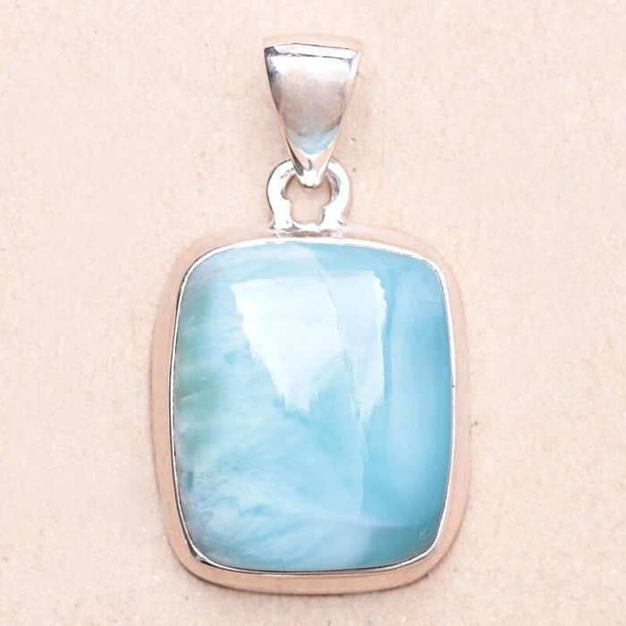 Larimar přívěsek stříbro Ag 925 LOT320 - 2 cm