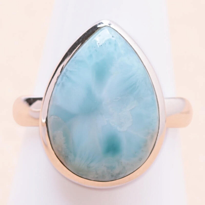 Larimar prsten stříbro Ag 925 R4000 - 59 mm (US 9)